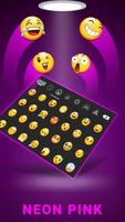 Neon Pink Keyboard تصوير الشاشة 1