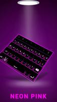 Neon Pink Keyboard تصوير الشاشة 2