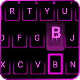 Neon Pink Keyboard - IOS Emoji أيقونة