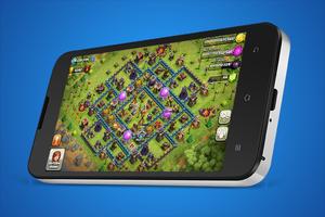 Guide clash for clans mine poster