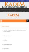 برنامه‌نما KADEM / KADIN VE DEMOKRASİ DER عکس از صفحه