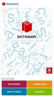 Educational dictionary [En~Fr] plakat
