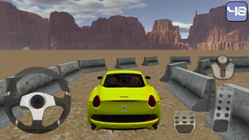 Desert Parking Jeu 3D Affiche