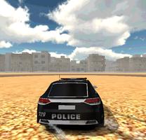 Arabic City Police Car 3D capture d'écran 1