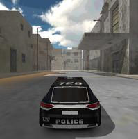 Arabic City Police Car 3D capture d'écran 2