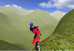 Mountain Motorbike Simulation Poster