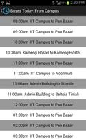 IIT Guwahati Bus Timing capture d'écran 2