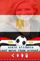 Egypt Flag And Stickers poster