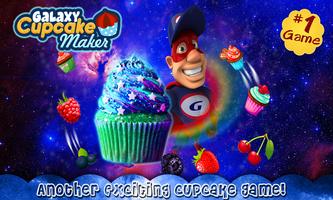 DIY Galaxy Cupcake Maker Chef plakat