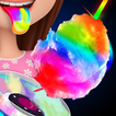”Glowing Rainbow Cotton Candy