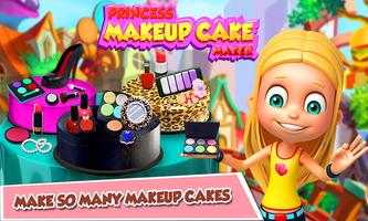 Princess Makeup Cake Maker Poster