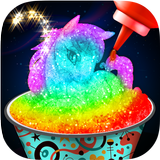 Glowing Rainbow Snow Cone Maker - Unicorn Desserts icône