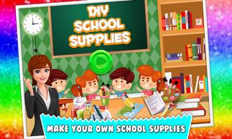 DIY School Supplies poster