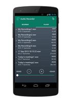 برنامه‌نما Audio Recorder عکس از صفحه