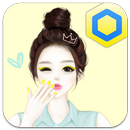 헷지 옐로우 카카오홈 테마 APK