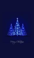 블루 크리스마스 카카오톡 테마 poster