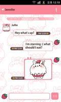 Fluffy Rabbit Kakao Theme. screenshot 2