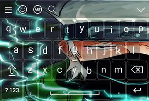 Anime keyboard for Kakashi : Naruto , Anime, Manga capture d'écran 3
