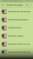 Ringtone Woy Ngopi Diem-Diem Bae Screenshot 1