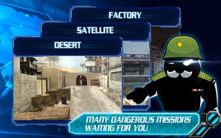 Stickman Shadow - Stickman Gun, Metal Shooter 2017 captura de pantalla 1
