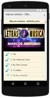 Marcos Antonio Letras Affiche