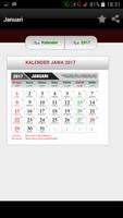 Kalender Jawa 2017 پوسٹر