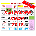 Kalender Kuda 2018 icône