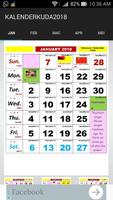 Kalender Kuda 2018 پوسٹر