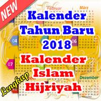 Kalender Tahun 2018 plakat