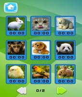 Pets Sliding Puzzle Game Poster