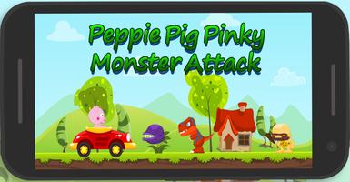 Peppie Pig Monster Escape постер