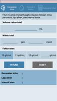 Kalkulator Cairan Infus Dan Dosis Obat 스크린샷 1