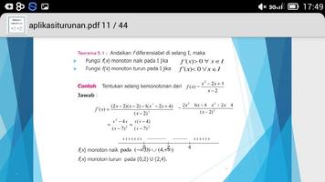 Kalkulus I Aplikasi Turunan 截图 1