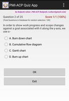 برنامه‌نما PMI-ACP Exam App عکس از صفحه