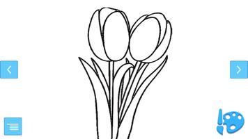 Tulip Coloring скриншот 1