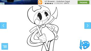 Bendy Coloring poster