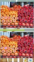 Encontrar Diferença Frutas Cartaz