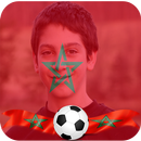 Drapeau du Maroc et autocollants avec profil photo APK