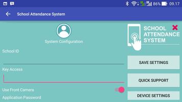 School Attendance System capture d'écran 1