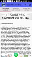 Cheap Web Hosting Affiche