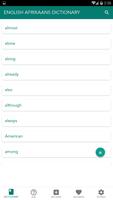 Offline Afrikaans English Dictionary スクリーンショット 1