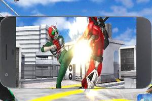 Kamen Ex Aid Ryuki Fighting Affiche