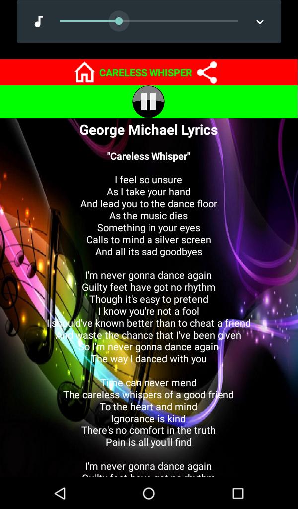 CARELESS WHISPER DA SCARICA