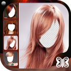 Gaya Rambut Berwarna Cantik আইকন