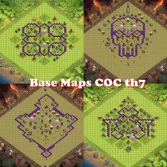 Baixar Mapas Base COC th7 APK
