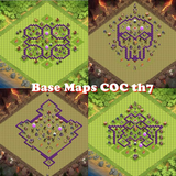 Cartes de base COC th7 icône