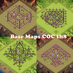 ベースマップCOC th8 アプリダウンロード