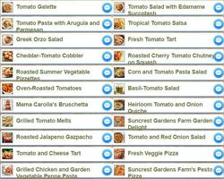 Recettes de tomates fraîches capture d'écran 1