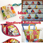 Idee Van Handwerk Patchwork-icoon