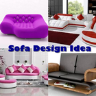 Design de canapé moderne icône
